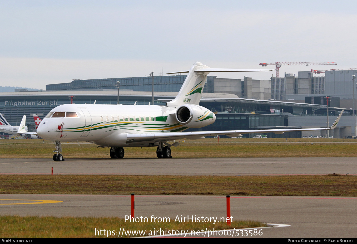 Aircraft Photo of N50MG | Bombardier Global 5000 (BD-700-1A11) | AirHistory.net #533586