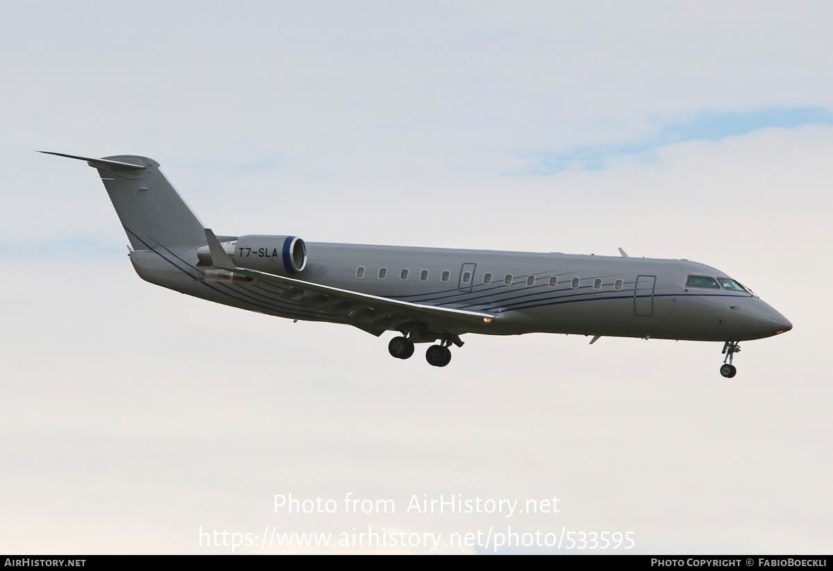 Aircraft Photo of T7-SLA | Bombardier Challenger 850 (CRJ-200SE/CL-600-2B19) | AirHistory.net #533595