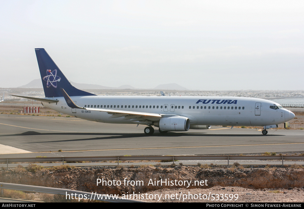 Aircraft Photo of EI-DKD | Boeing 737-86N | Futura International Airways | AirHistory.net #533599