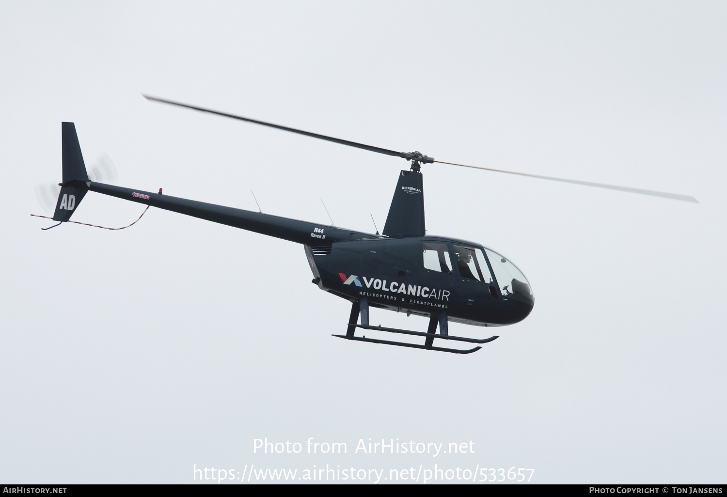 Aircraft Photo of ZK-HAD / AD | Robinson R-44 Raven II | Volcanic Air | AirHistory.net #533657