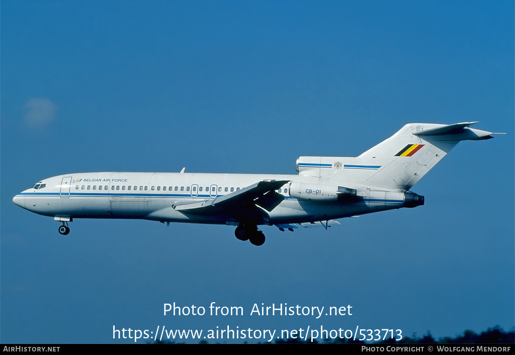 Aircraft Photo of CB-01 | Boeing 727-29C | Belgium - Air Force | AirHistory.net #533713