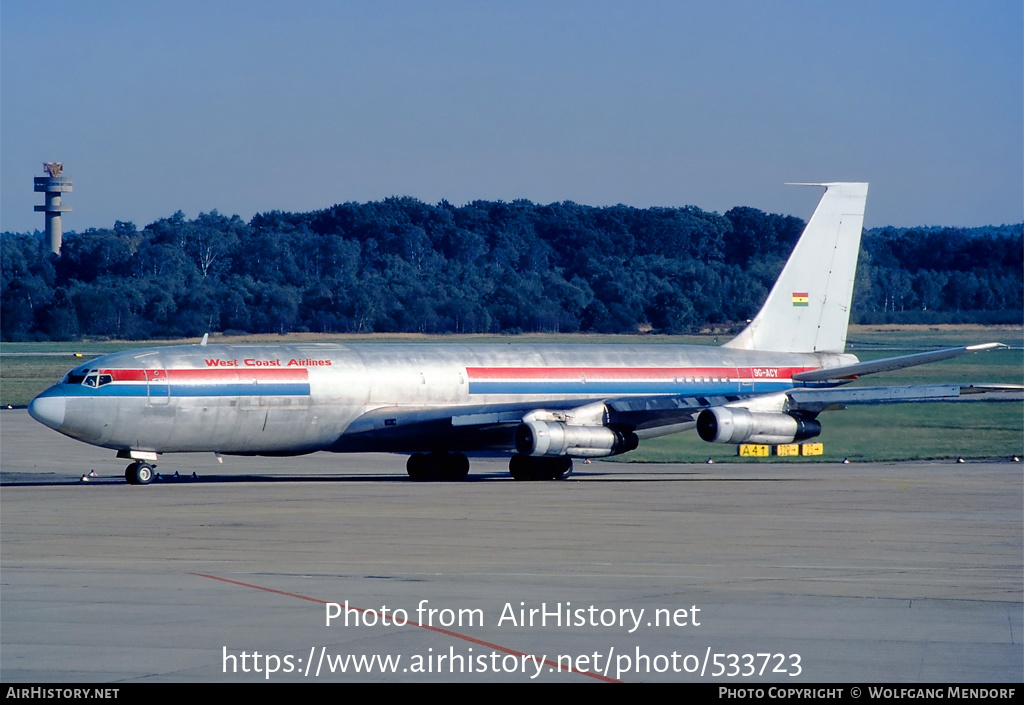 Aircraft Photo of 9G-ACY | Boeing 707-331C | West Coast Airlines | AirHistory.net #533723