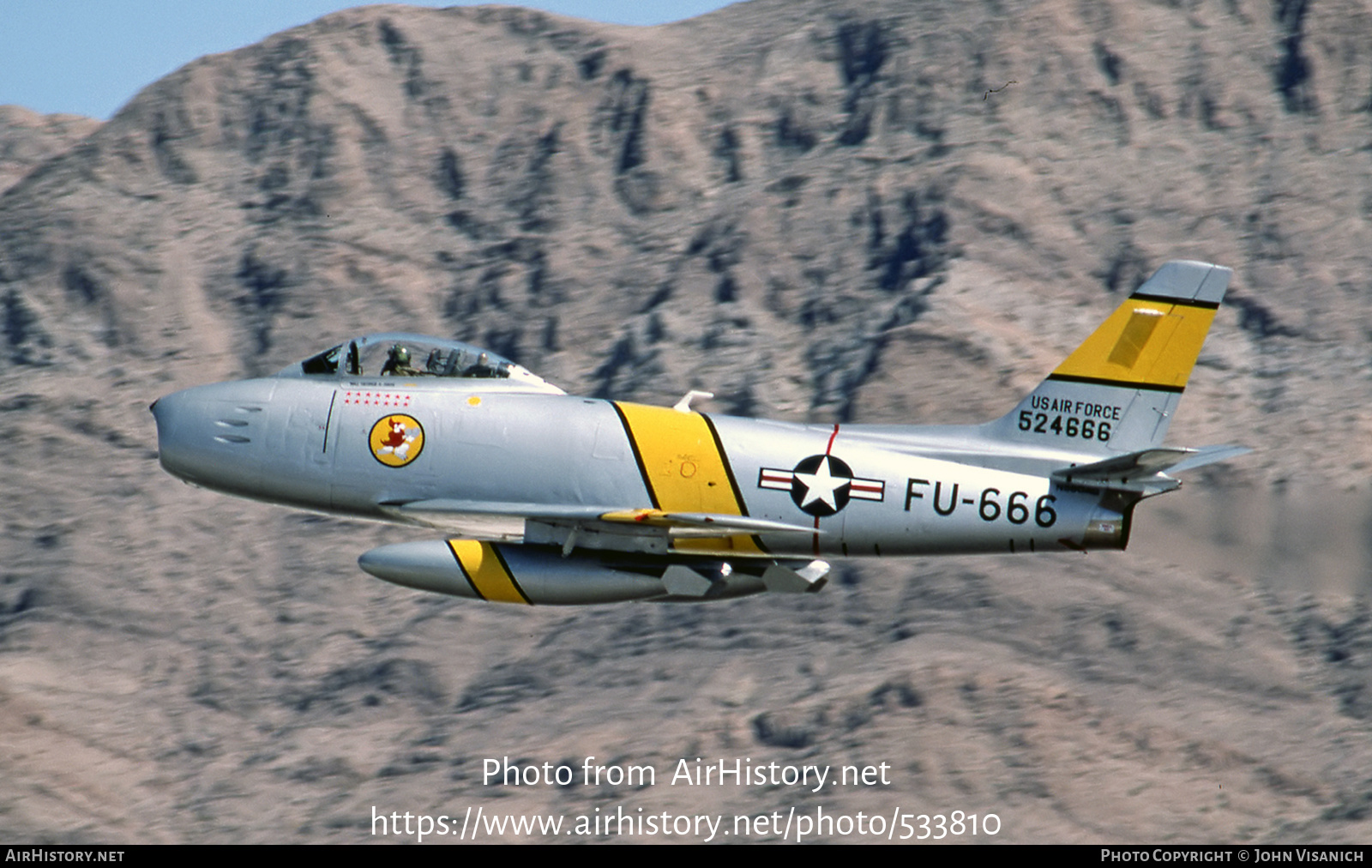 Aircraft Photo Of N860ag 524666 North American F 86f Sabre Usa Air Force Airhistory