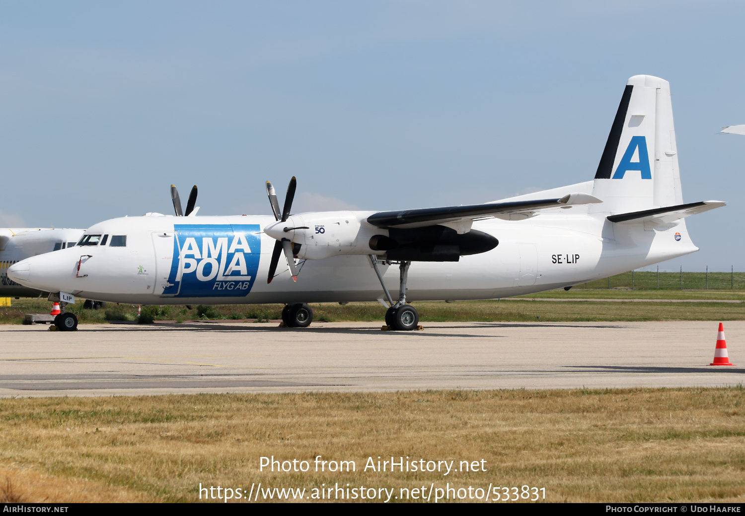 Aircraft Photo of SE-LIP | Fokker 50 | Amapola Flyg | AirHistory.net #533831