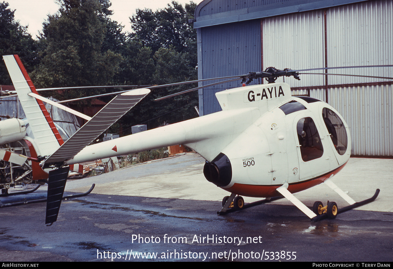 Aircraft Photo of G-AYIA | Hughes 500C (369HS) | AirHistory.net #533855