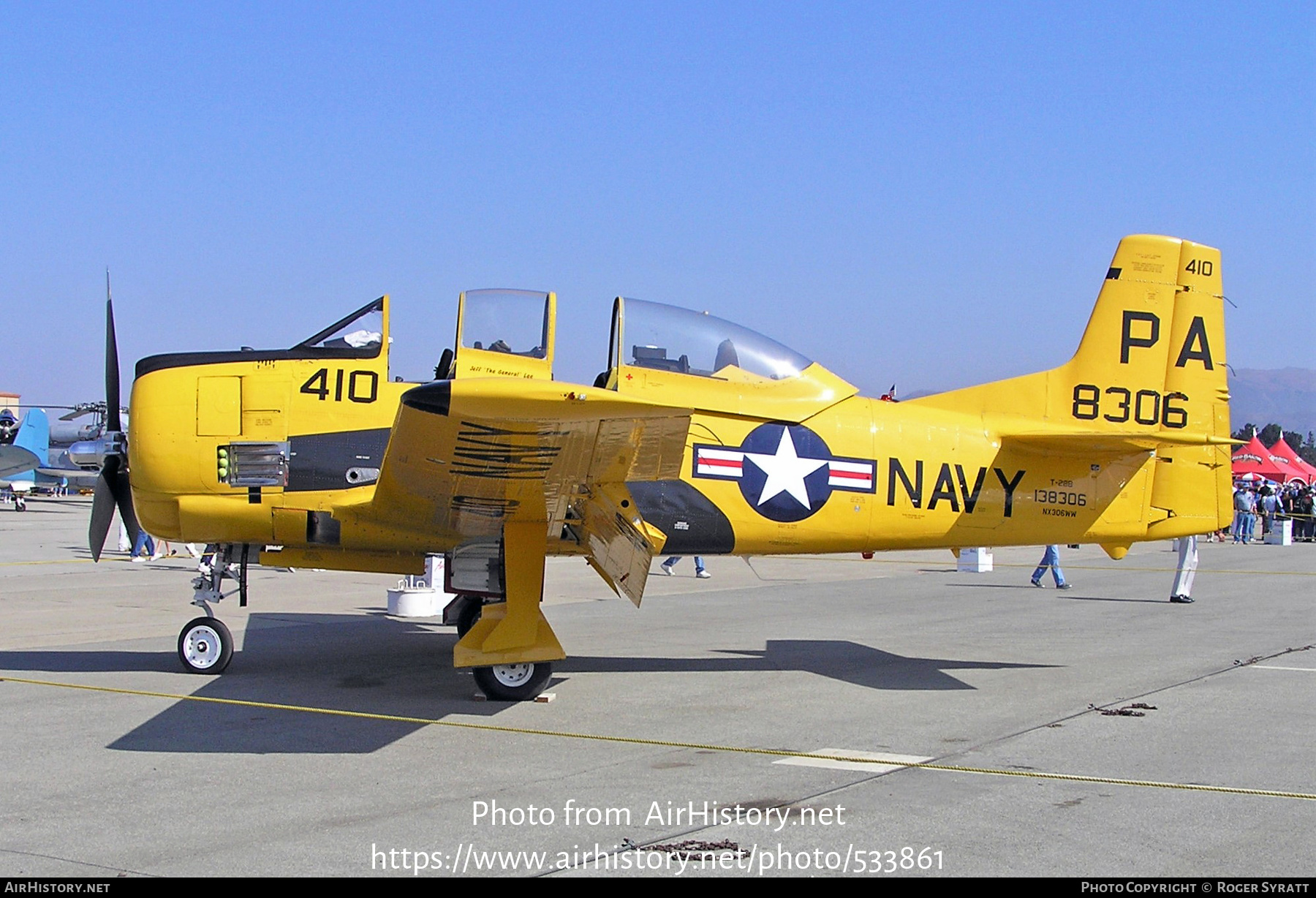 Aircraft Photo of N306WW / NX306WW / 138306 | North American T-28B Trojan | USA - Navy | AirHistory.net #533861