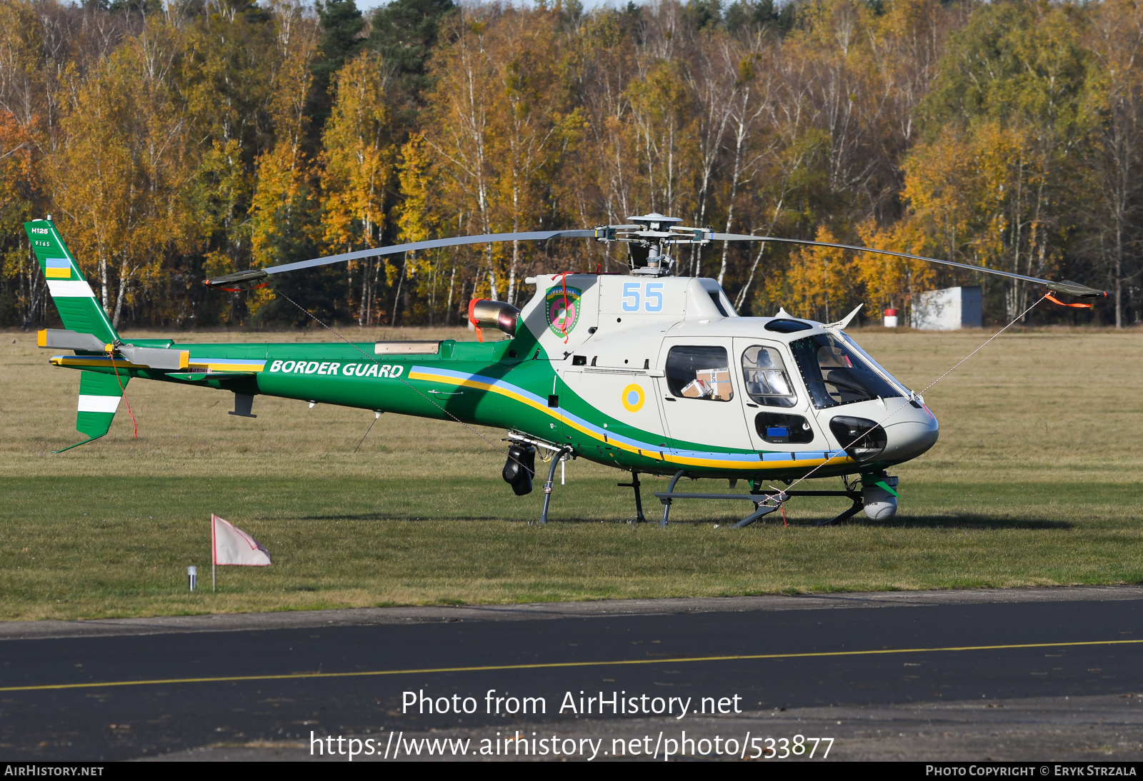 Aircraft Photo of 55 blue | Airbus Helicopters H-125 | Ukraine - Border Guard | AirHistory.net #533877