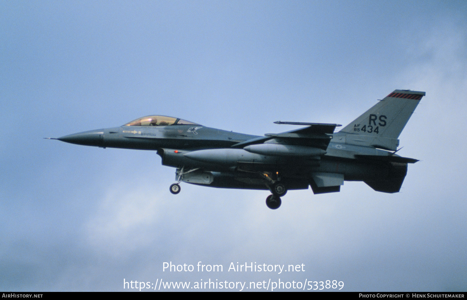 Aircraft Photo of 85-1434 / AF85-434 | General Dynamics F-16C Fighting Falcon | USA - Air Force | AirHistory.net #533889