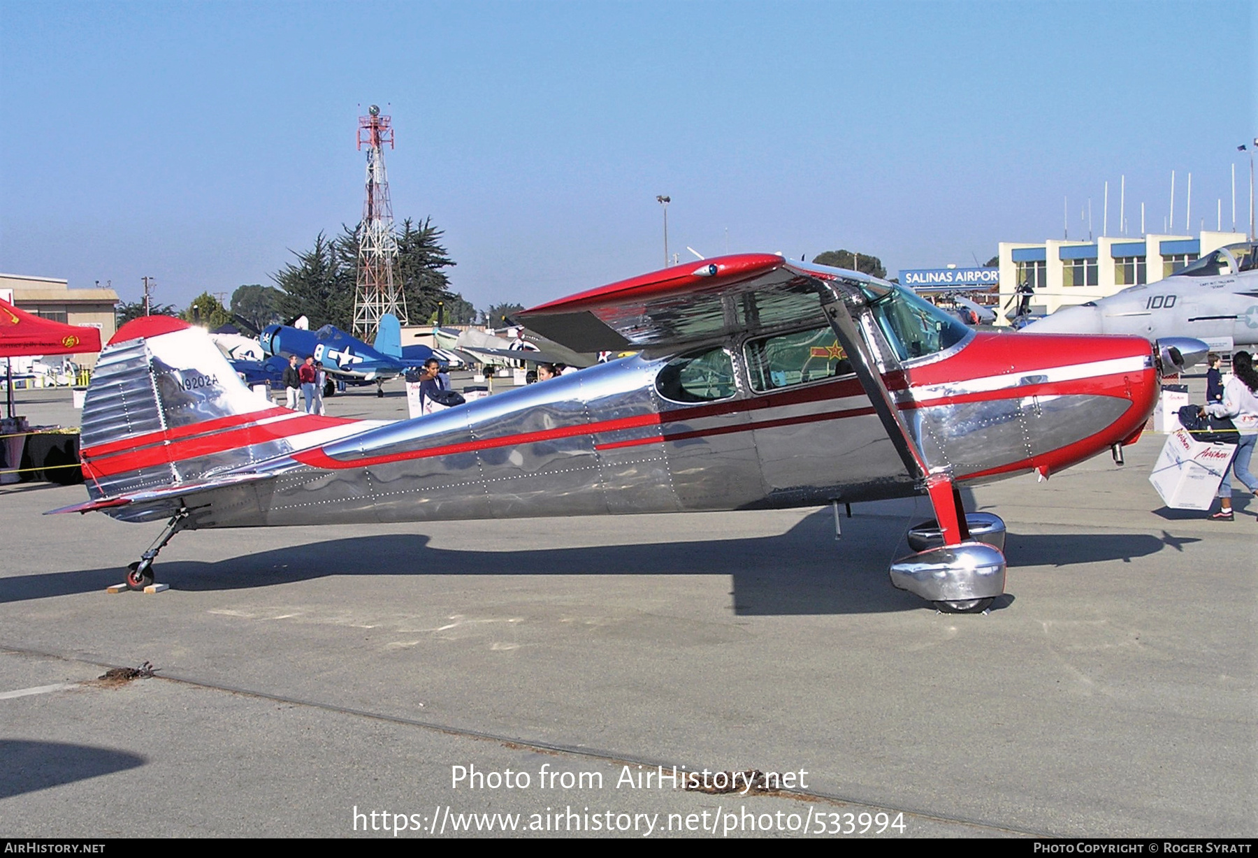 Aircraft Photo of N9202A | Cessna 170A | AirHistory.net #533994