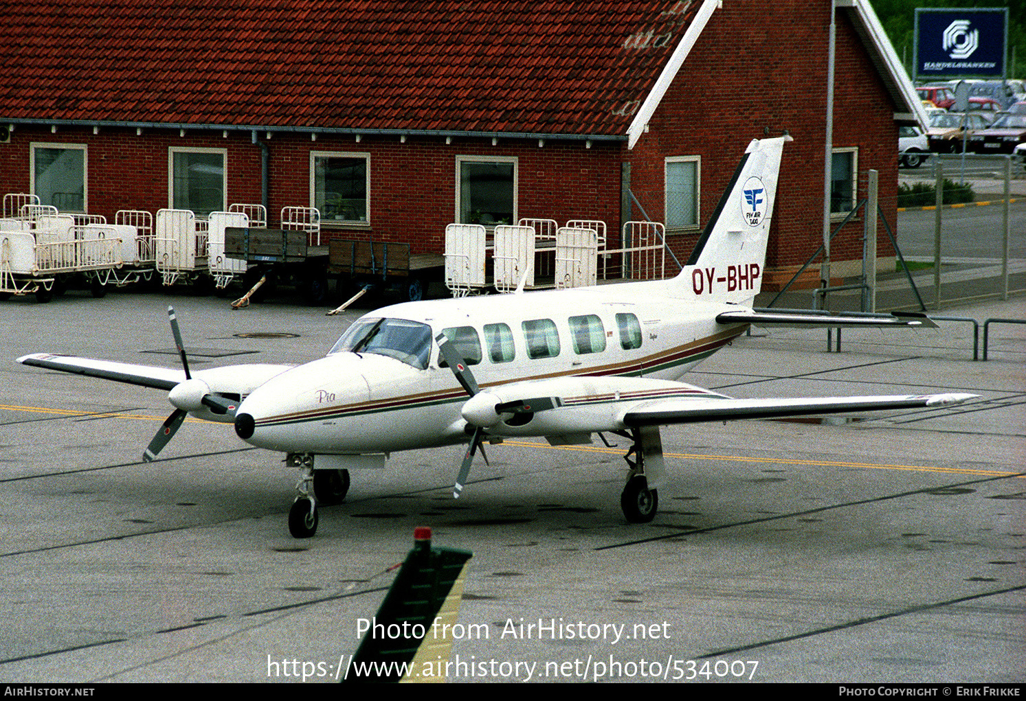 Aircraft Photo of OY-BHP | Piper PA-31-350 Chieftain | Fyn Air Taxi | AirHistory.net #534007