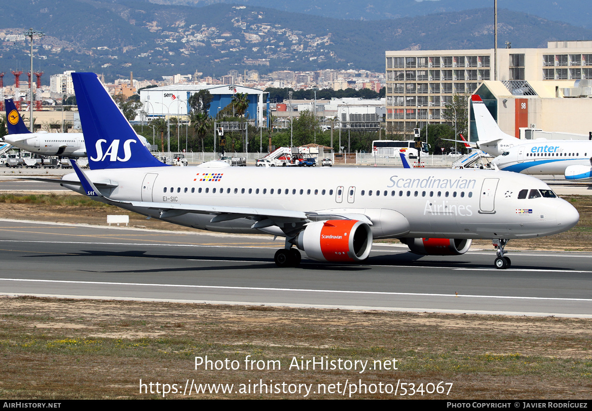 Aircraft Photo of EI-SIC | Airbus A320-251N | Scandinavian Airlines - SAS | AirHistory.net #534067