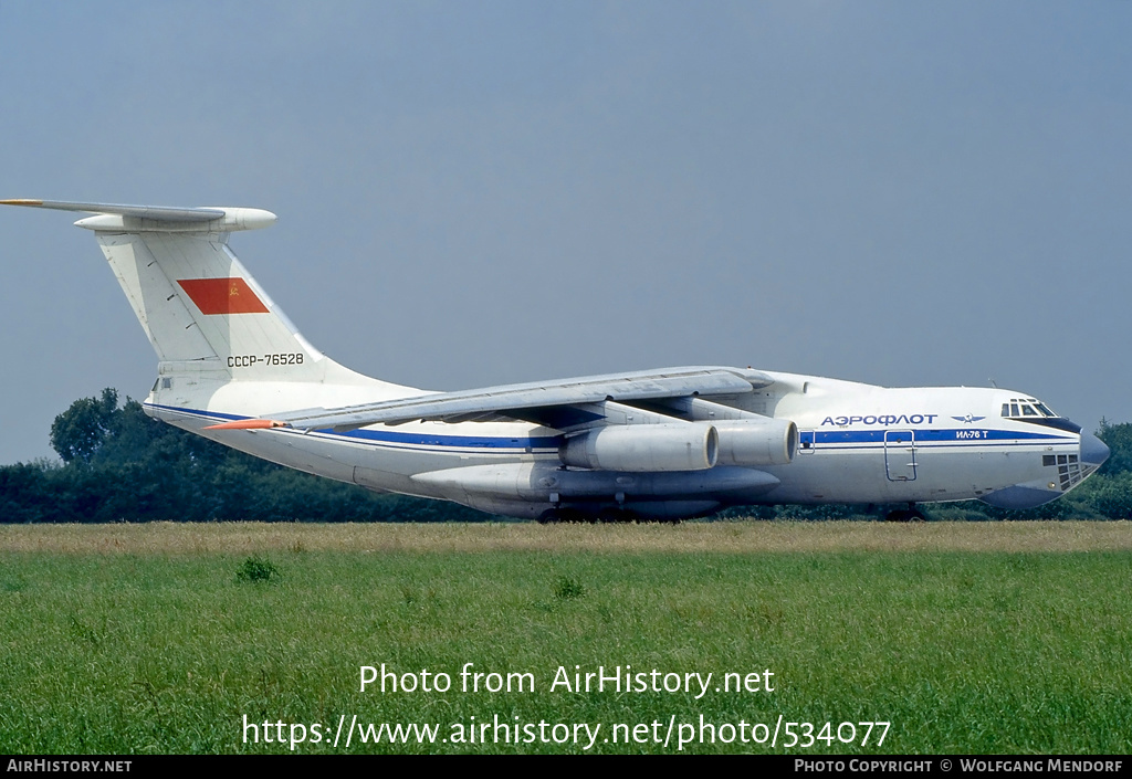 Aircraft Photo of CCCP-76528 | Ilyushin Il-76T | Aeroflot | AirHistory.net #534077