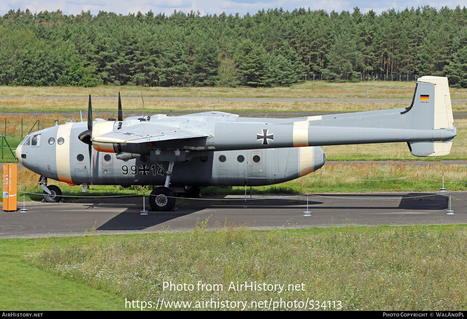 Aircraft Photo of 9914 | Nord 2501D Noratlas | Germany - Air Force | AirHistory.net #534113