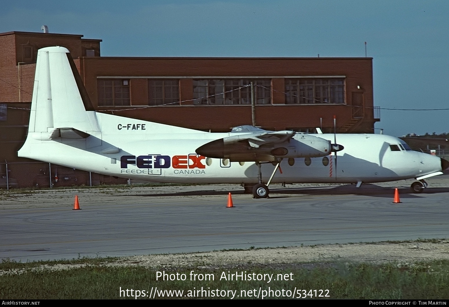 Aircraft Photo of C-FAFE | Fokker F27-600 Friendship | FedEx Feeder | AirHistory.net #534122