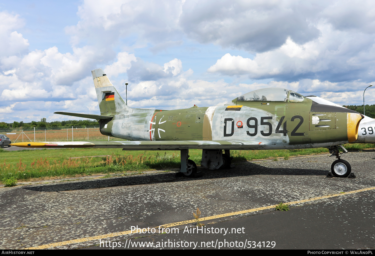 Aircraft Photo of D-9542 | Canadair CL-13B Sabre 6 | Germany - Air Force | AirHistory.net #534129