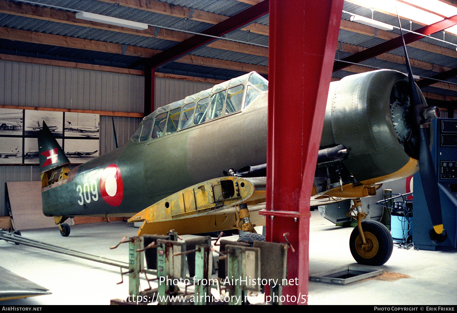 Aircraft Photo of 31-309 | North American AT-16 Harvard IIB | Denmark - Air Force | AirHistory.net #534148