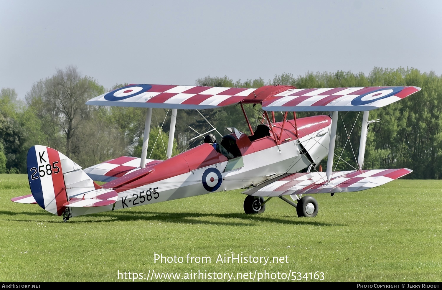 Aircraft Photo of G-ANKT / K2585 | De Havilland D.H. 82A Tiger Moth | UK - Air Force | AirHistory.net #534163