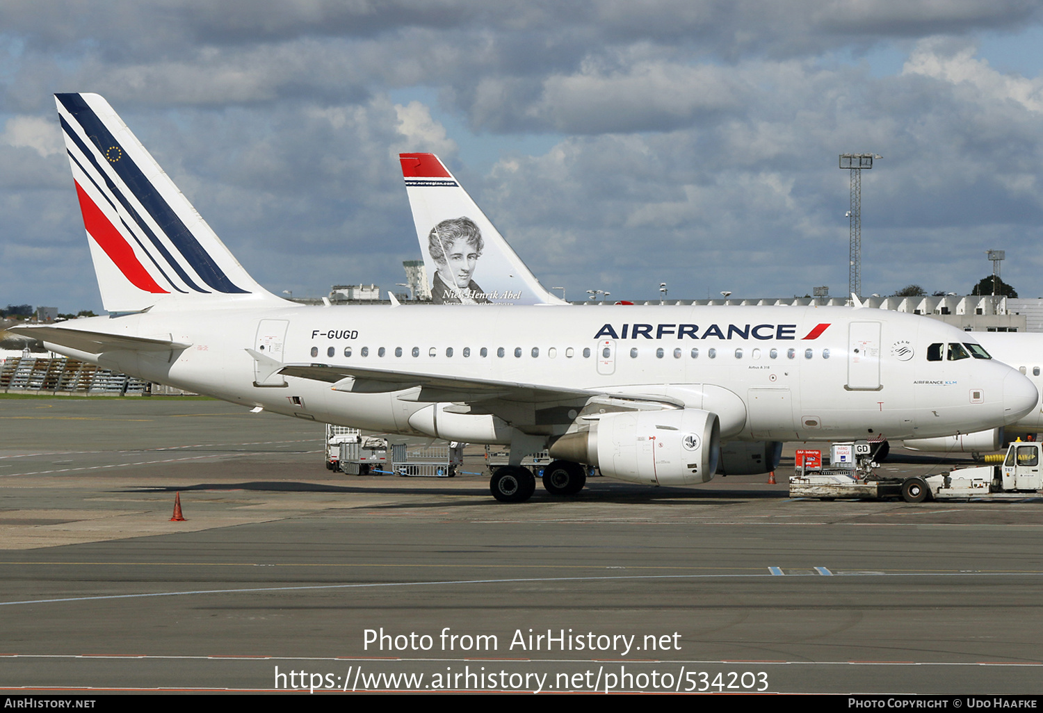 Aircraft Photo of F-GUGD | Airbus A318-111 | Air France | AirHistory.net #534203