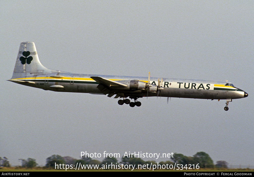 Aircraft Photo of EI-BRP | Canadair CL-44J | Aer Turas | AirHistory.net #534216