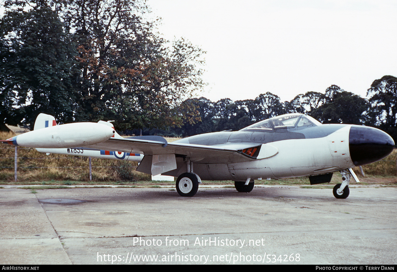 Aircraft Photo of WX853 | De Havilland D.H. 112 Venom NF3 | UK - Air Force | AirHistory.net #534268