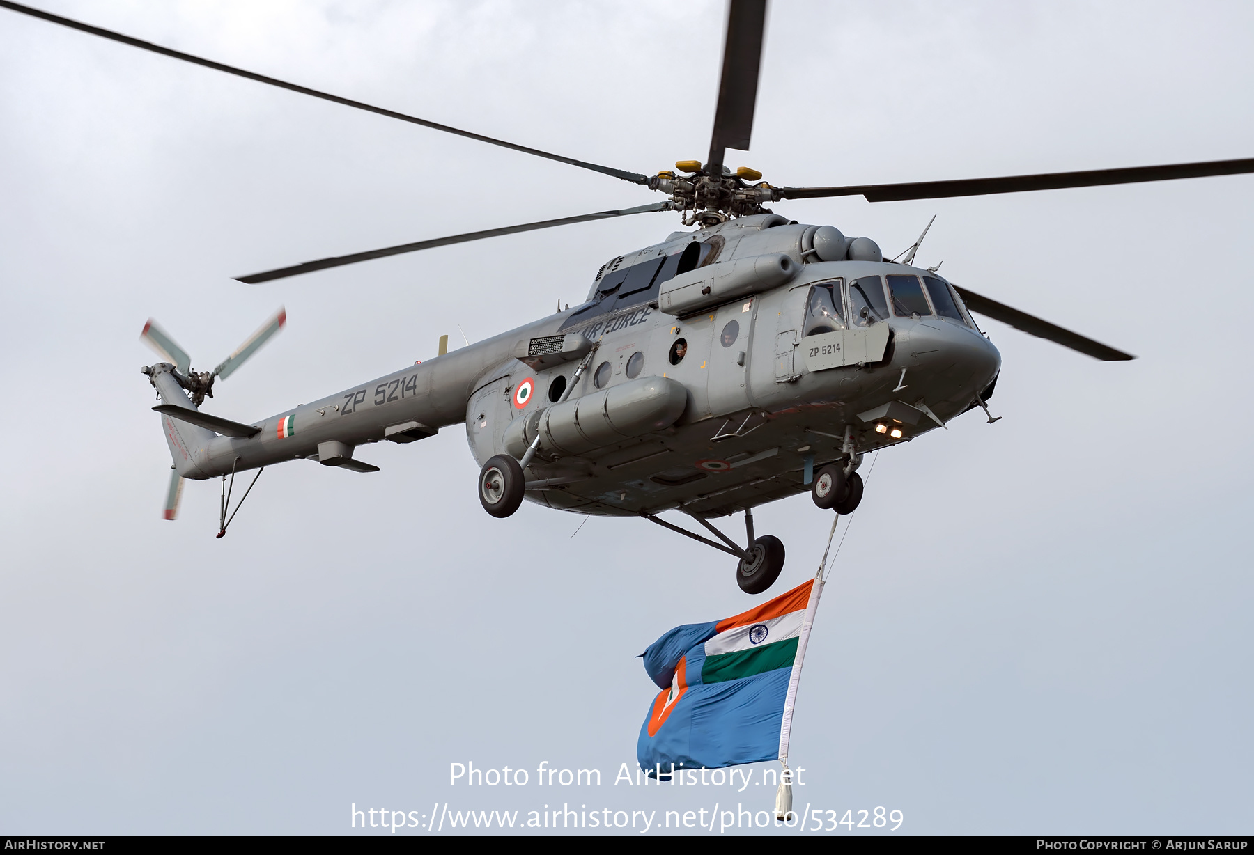 Aircraft Photo of ZP5214 | Mil Mi-17V-5 (Mi-8MTV-5) | India - Air Force | AirHistory.net #534289