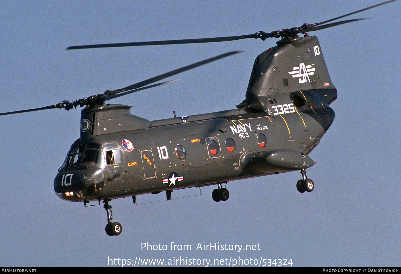 Aircraft Photo of 153325 / 3325 | Boeing Vertol CH-46D Sea Knight | USA - Navy | AirHistory.net #534324