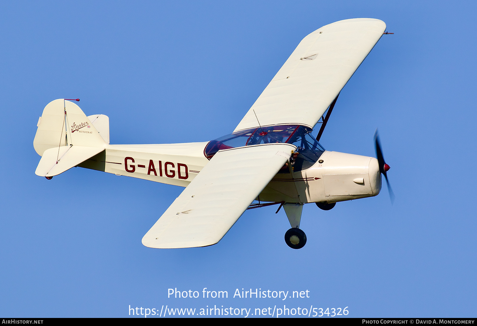 Aircraft Photo of G-AIGD | Auster 5 J1 Autocrat | AirHistory.net #534326