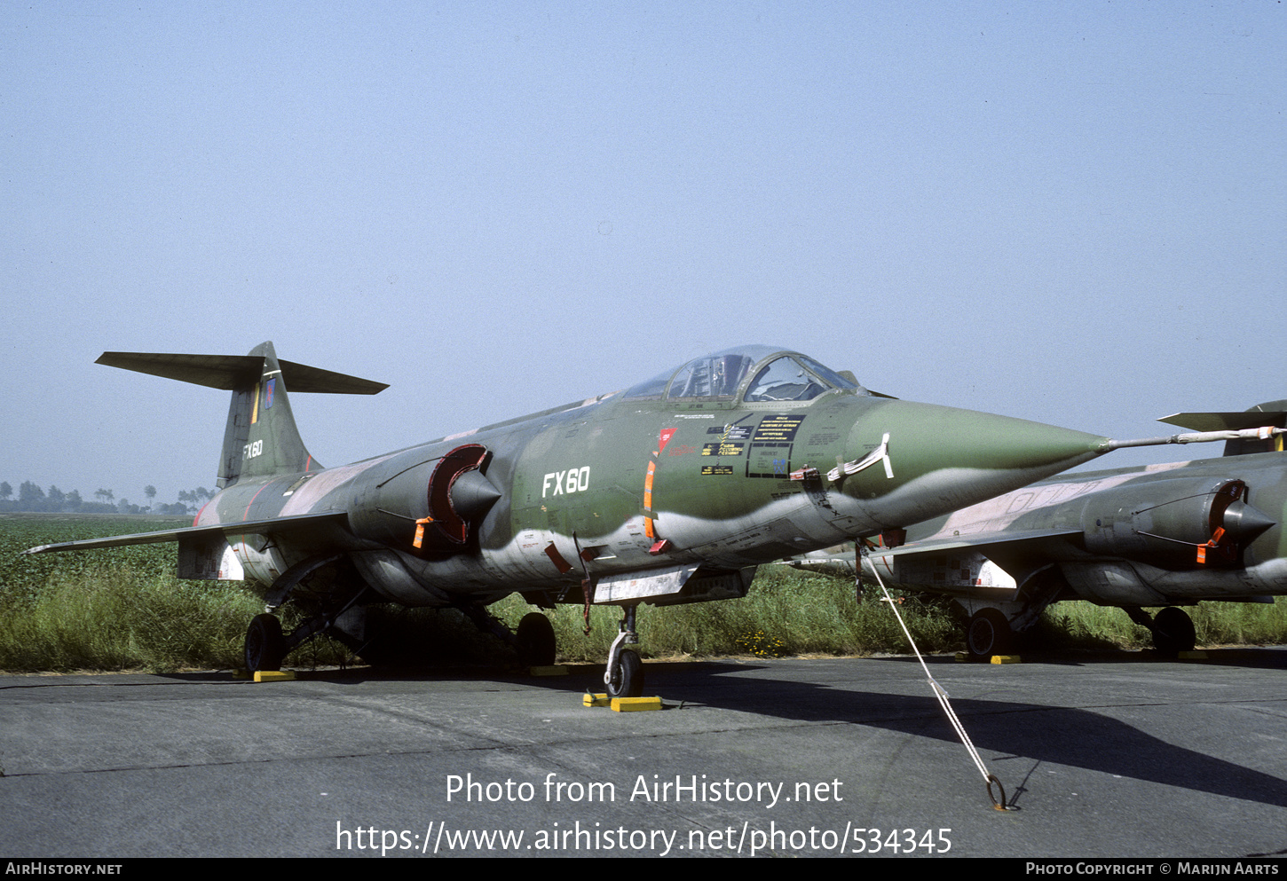 Aircraft Photo of FX60 | Lockheed F-104G Starfighter | Belgium - Air Force | AirHistory.net #534345