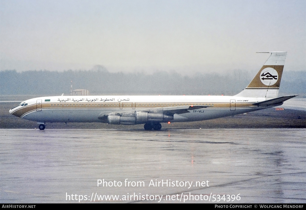 Aircraft Photo of TF-VLJ | Boeing 707-324C | Libyan Arab Airlines | AirHistory.net #534396