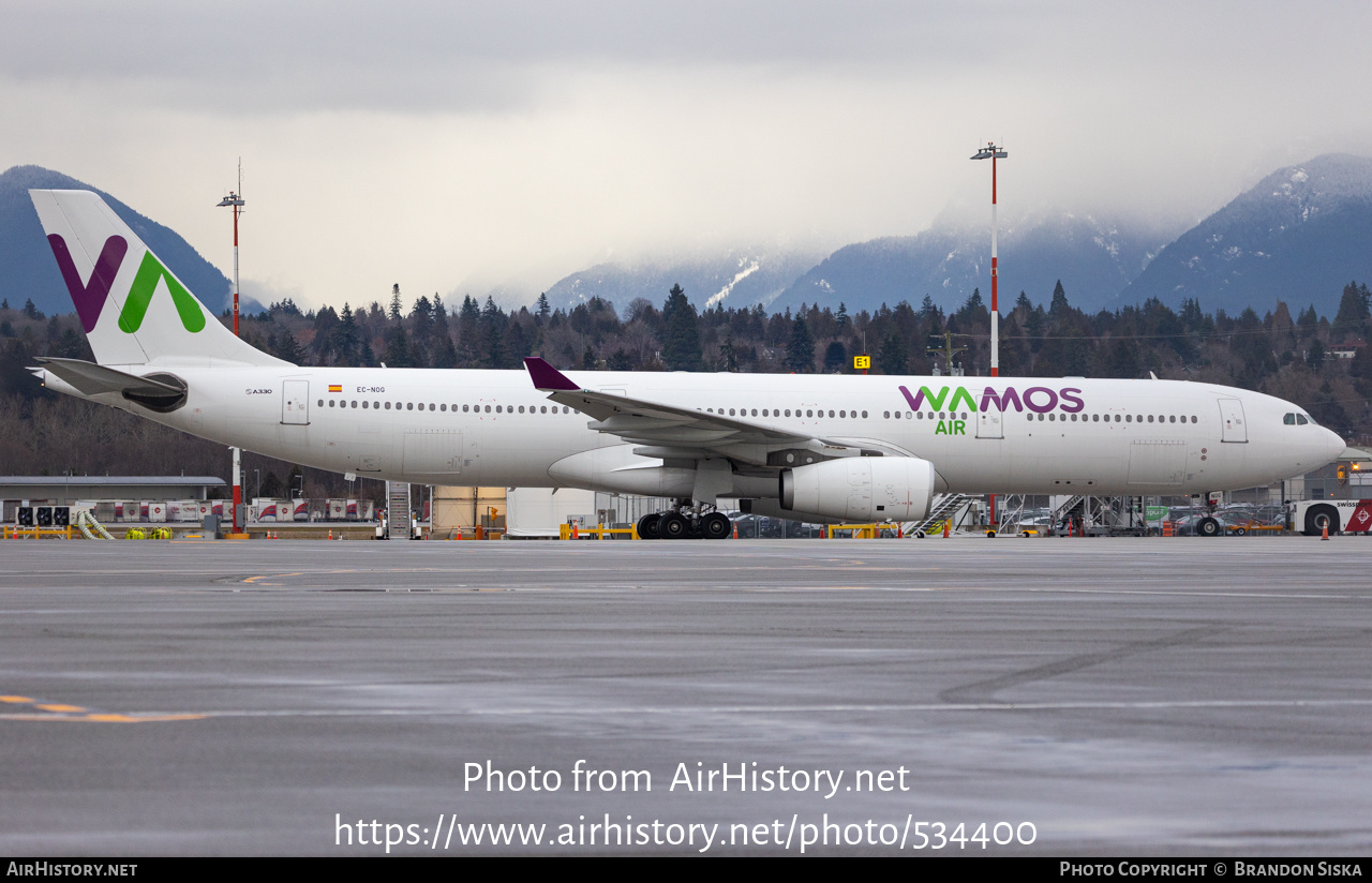 Aircraft Photo of EC-NOG | Airbus A330-343 | Wamos Air | AirHistory.net #534400