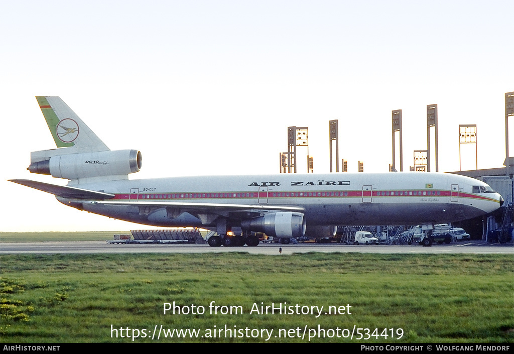 Aircraft Photo of 9Q-CLT | McDonnell Douglas DC-10-30 | Air Zaire | AirHistory.net #534419