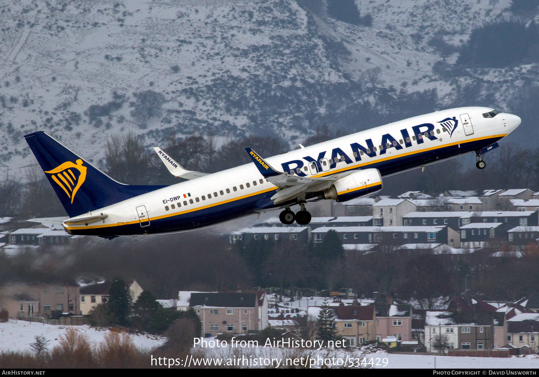 Aircraft Photo of EI-DWP | Boeing 737-8AS | Ryanair | AirHistory.net #534429