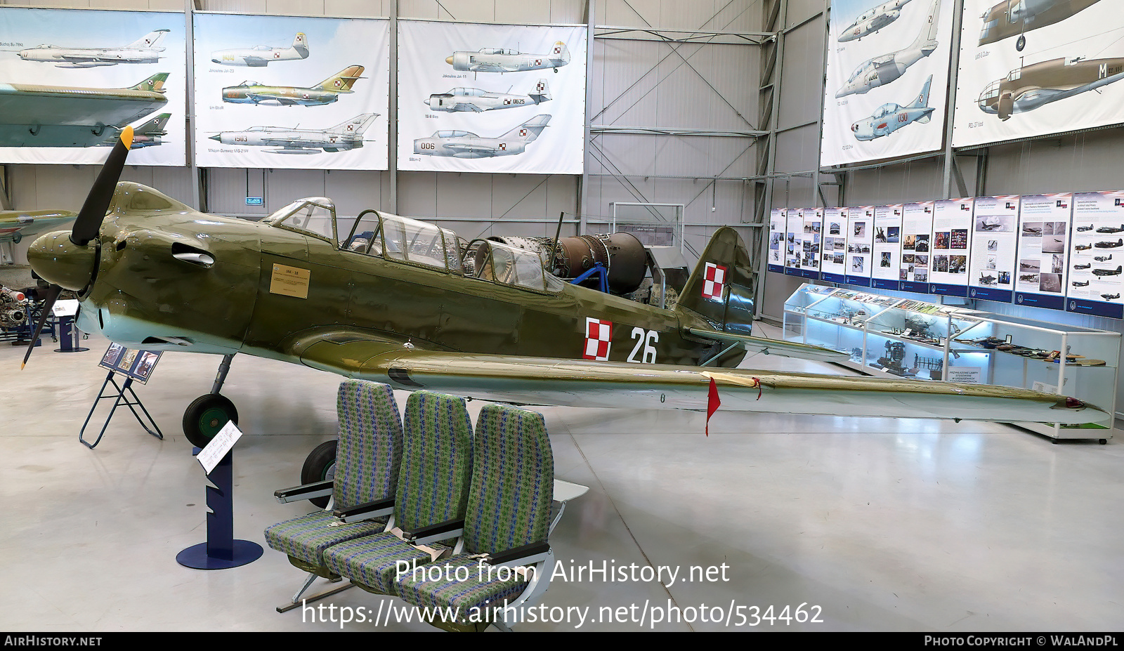 Aircraft Photo of 26 | Yakovlev Yak-18 | Poland - Air Force | AirHistory.net #534462