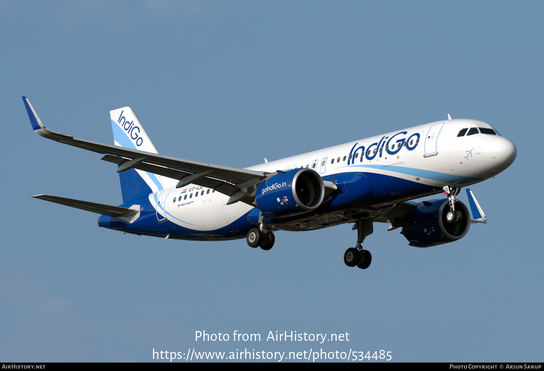 Aircraft Photo of VT-IJO | Airbus A320-271N | IndiGo | AirHistory.net #534485