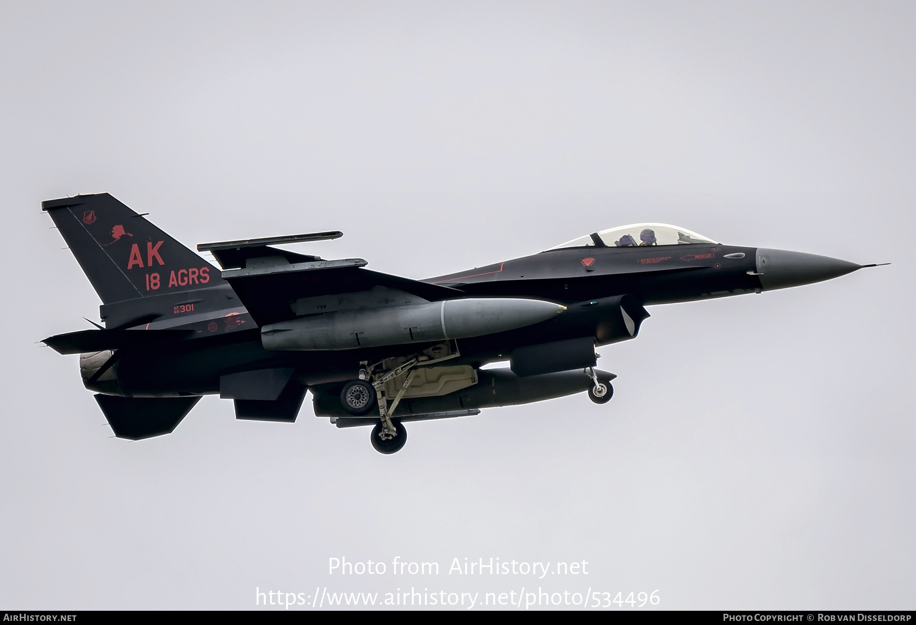 Aircraft Photo of 86-0301 / AF86-301 | General Dynamics F-16C Fighting Falcon | USA - Air Force | AirHistory.net #534496