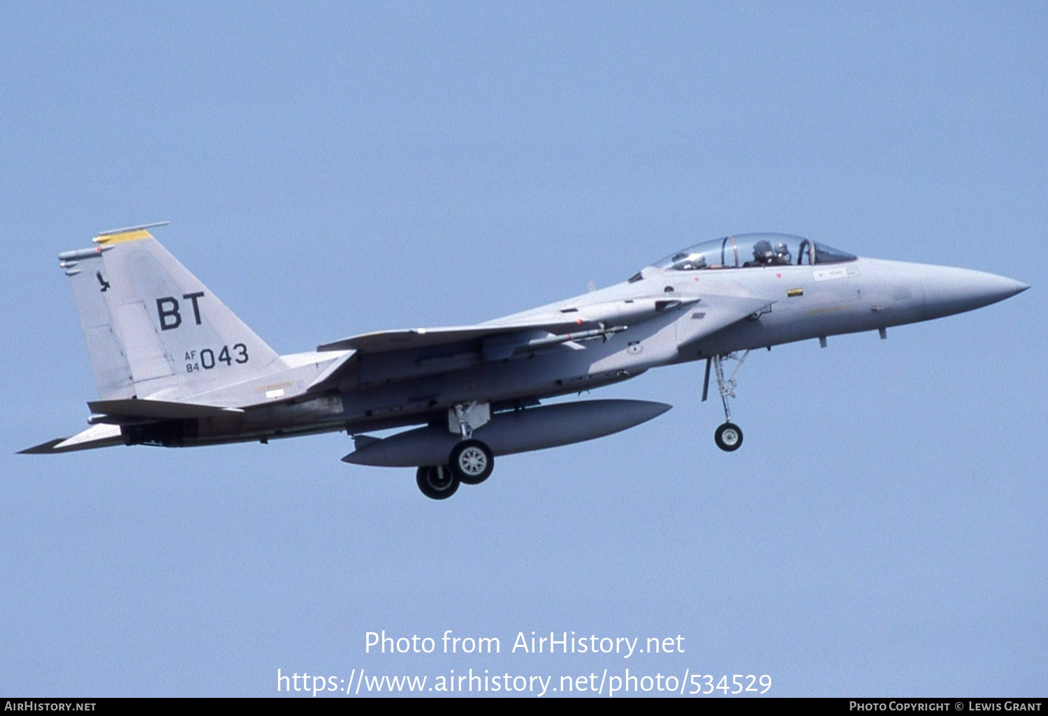 Aircraft Photo of 84-0043 / AF84-043 | McDonnell Douglas F-15D Eagle | USA - Air Force | AirHistory.net #534529