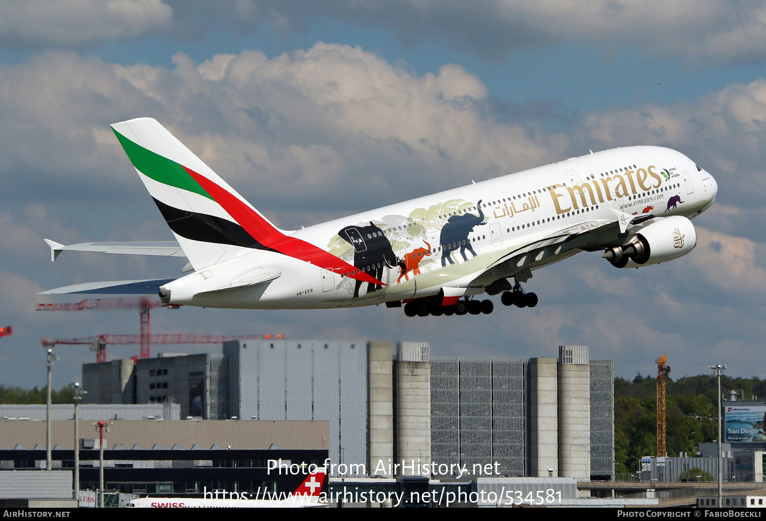 Aircraft Photo of A6-EER | Airbus A380-861 | Emirates | AirHistory.net #534581