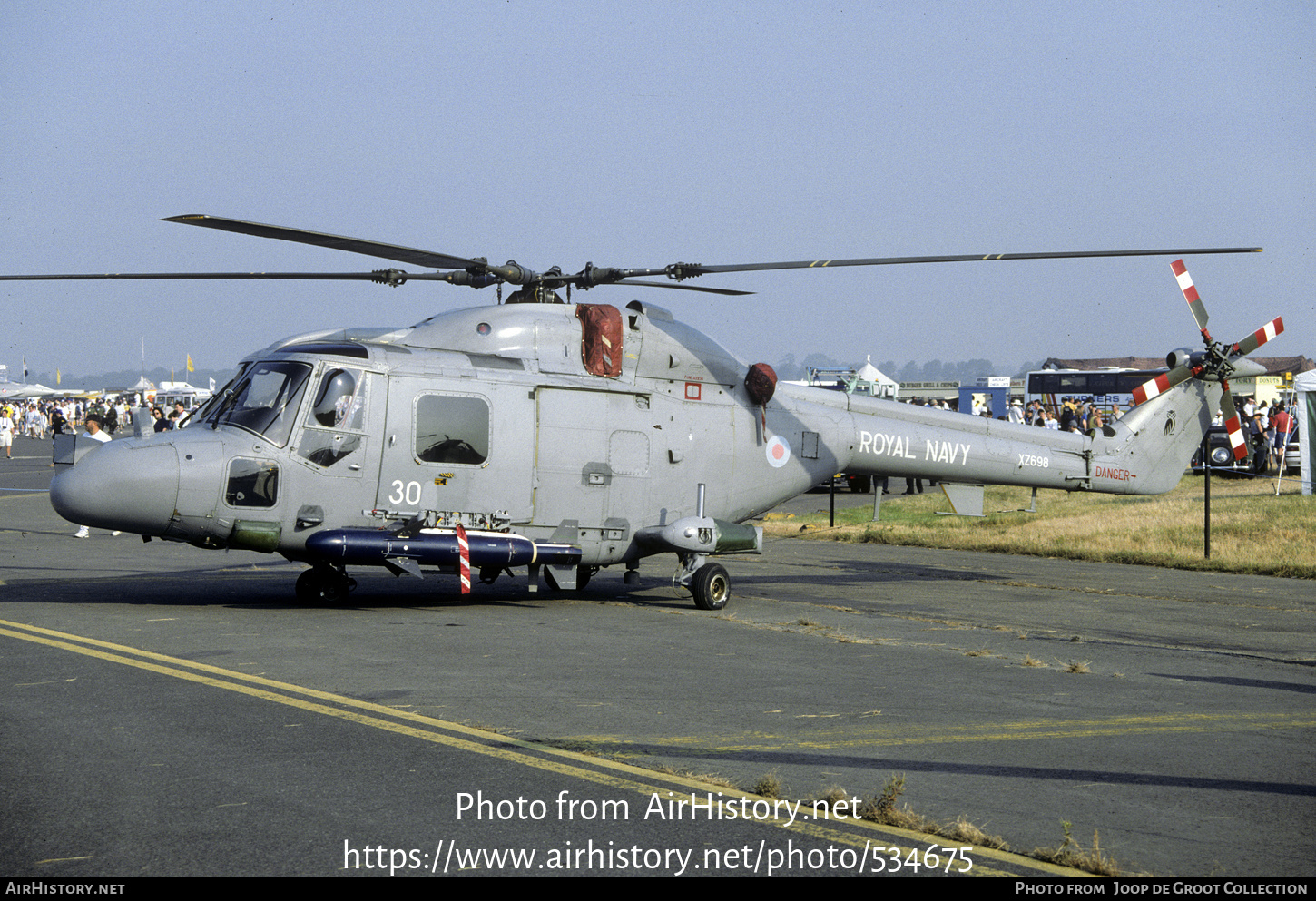 Aircraft Photo of XZ698 | Westland WG-13 Lynx HAS3S | UK - Navy | AirHistory.net #534675