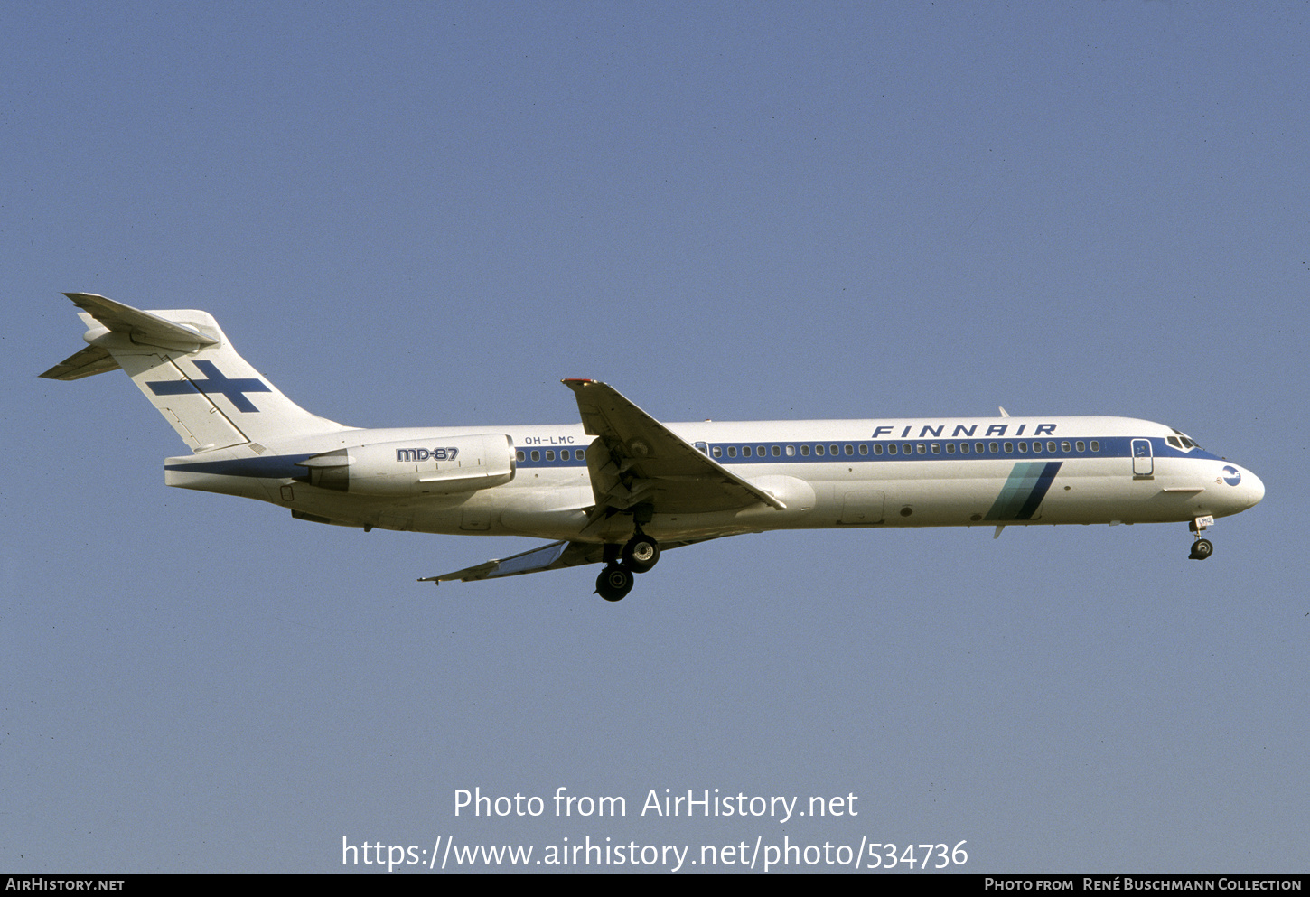 Aircraft Photo of OH-LMC | McDonnell Douglas MD-87 (DC-9-87) | Finnair | AirHistory.net #534736