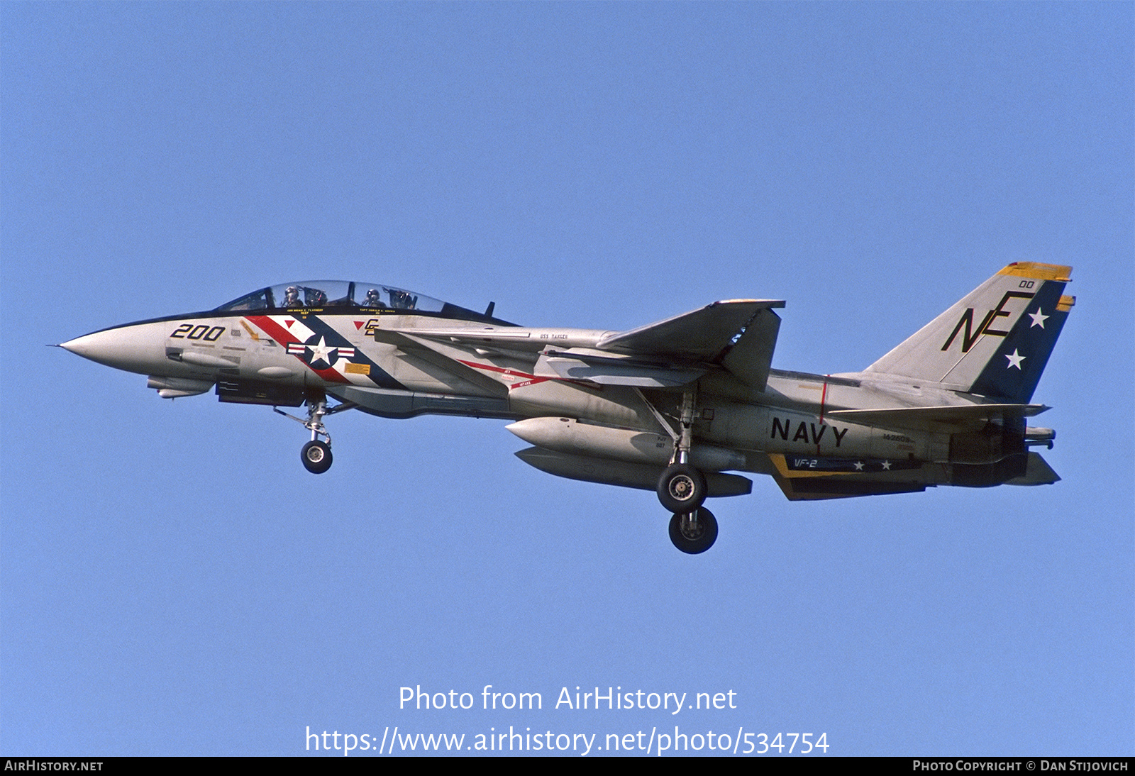 Aircraft Photo of 162608  Grumman F-14A Tomcat  USA - Navy  AirHistory.net #534754