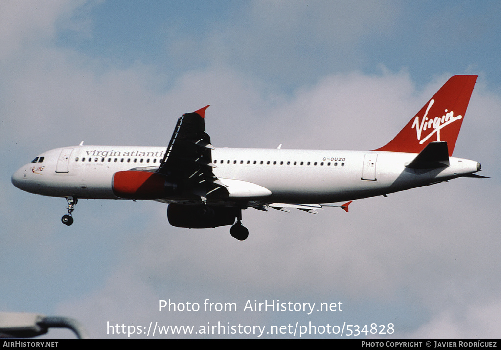 Aircraft Photo of G-OUZO | Airbus A320-231 | Virgin Atlantic Airways | AirHistory.net #534828