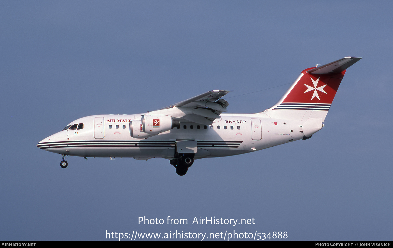 Aircraft Photo of 9H-ACP | British Aerospace Avro 146-RJ70 | Air Malta | AirHistory.net #534888