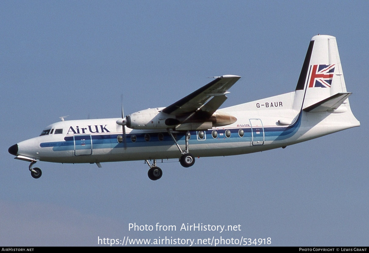 Aircraft Photo of G-BAUR | Fokker F27-200 Friendship | Air UK | AirHistory.net #534918