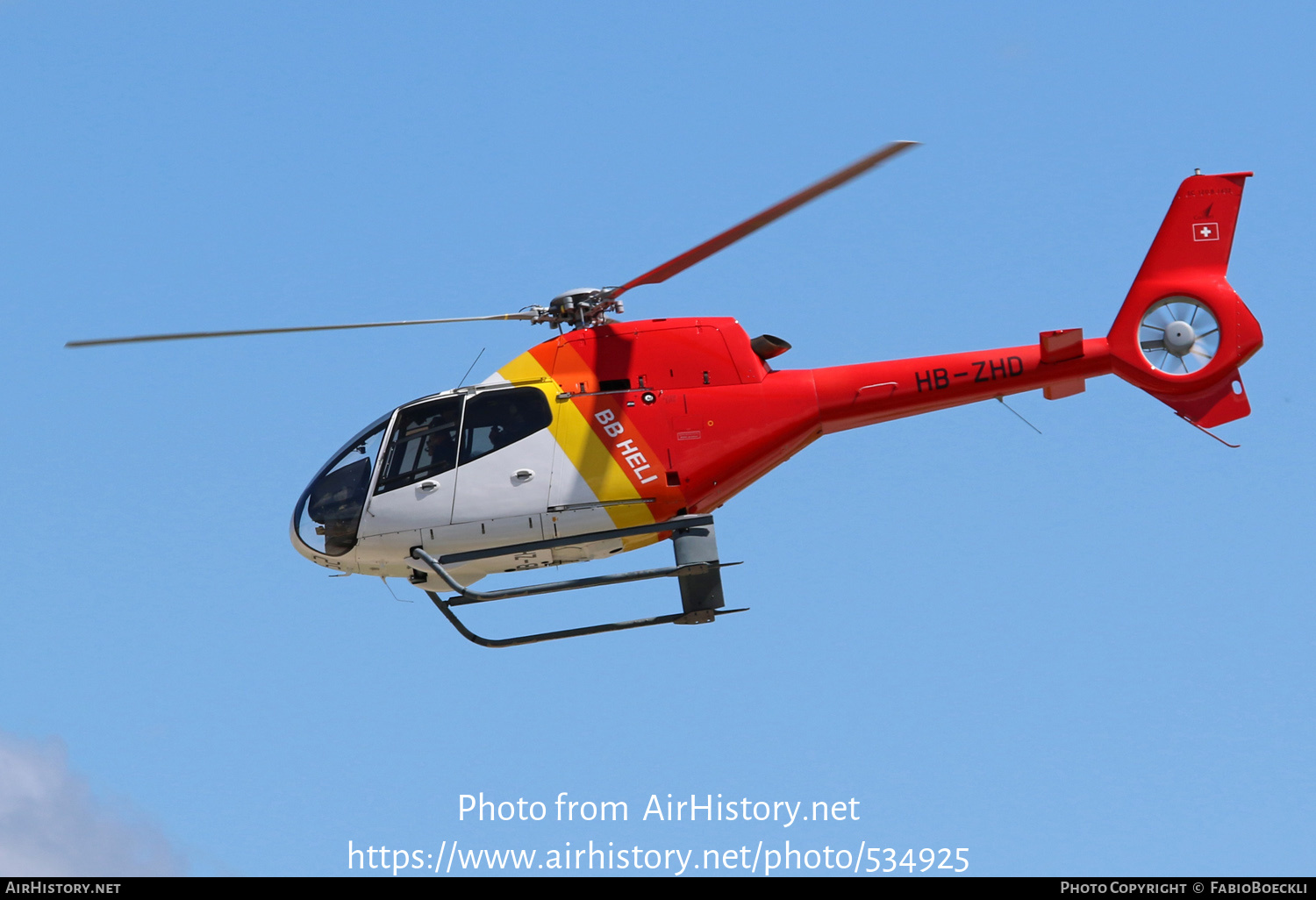 Aircraft Photo Of HB-ZHD | Eurocopter EC-120B Colibri | BB Heli ...