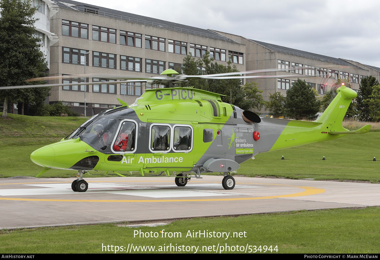 Aircraft Photo of G-PICU | AgustaWestland AW-169 | Children's Air Ambulance | AirHistory.net #534944