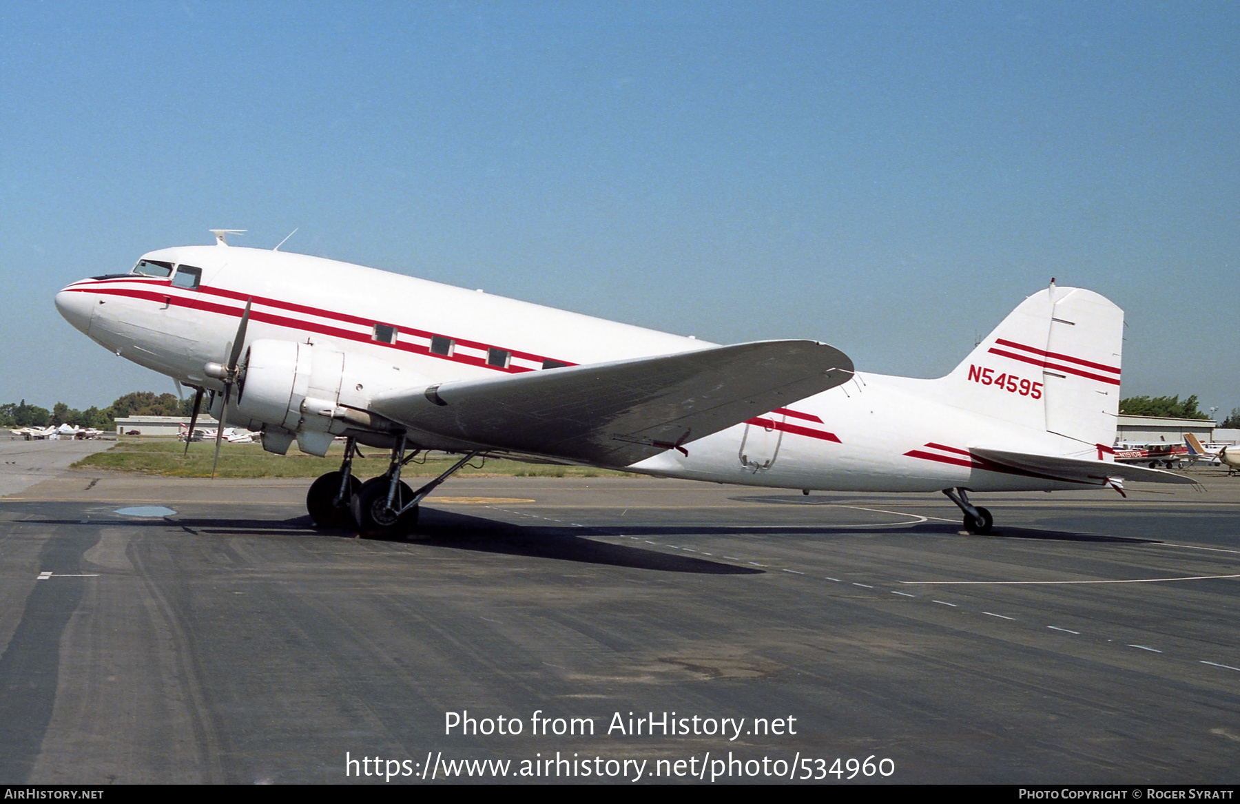 Aircraft Photo of N54595 | Douglas DC-3(A) | AirHistory.net #534960