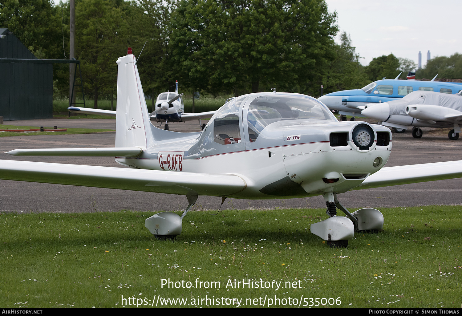 Aircraft Photo of G-RAFB | Grob G-115 | AirHistory.net #535006