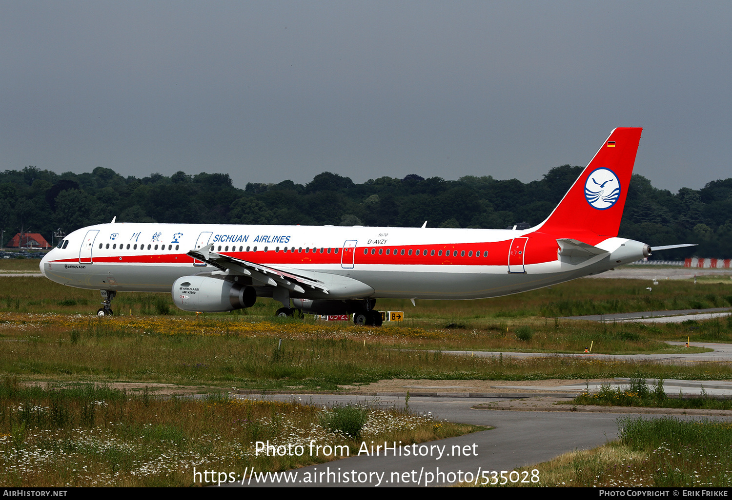 Aircraft Photo of D-AVZY / B-9936 | Airbus A321-231 | Sichuan Airlines | AirHistory.net #535028