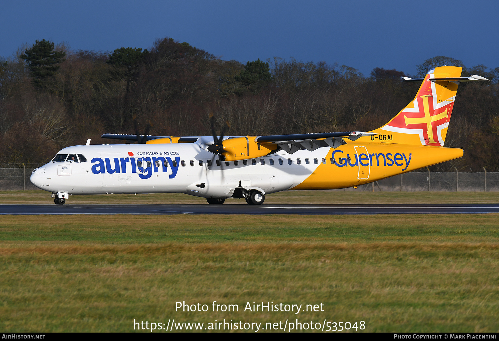 Aircraft Photo of G-ORAI | ATR ATR-72-600 (ATR-72-212A) | Aurigny Air Services | AirHistory.net #535048