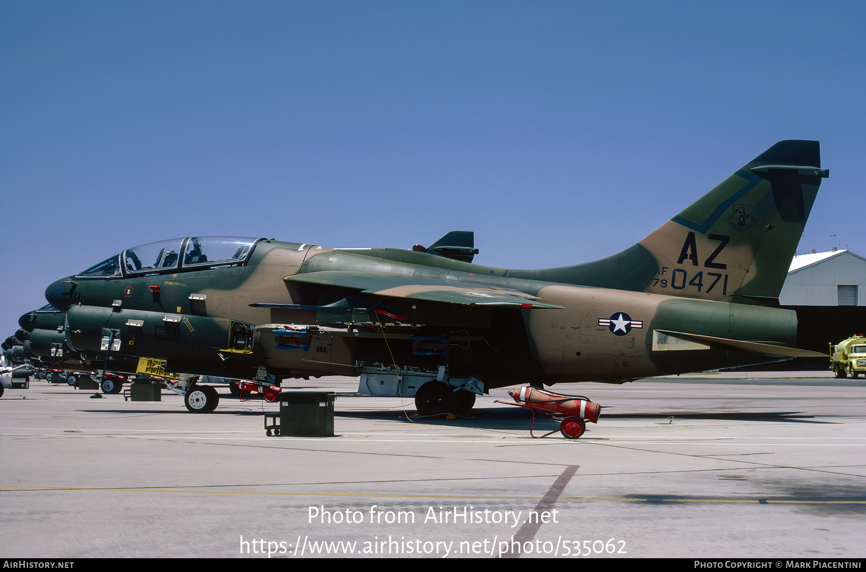 Aircraft Photo of 79-0471 / AF79-0471 | Vought A-7K Corsair II | USA - Air Force | AirHistory.net #535062